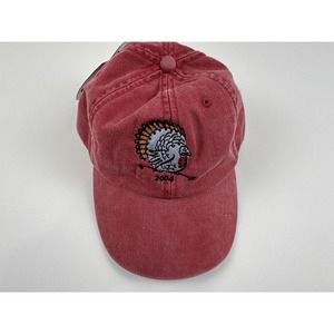 2004 Madison Connecticut Jaycees Turkey Trot baseball hat Adjustable Cap Pink